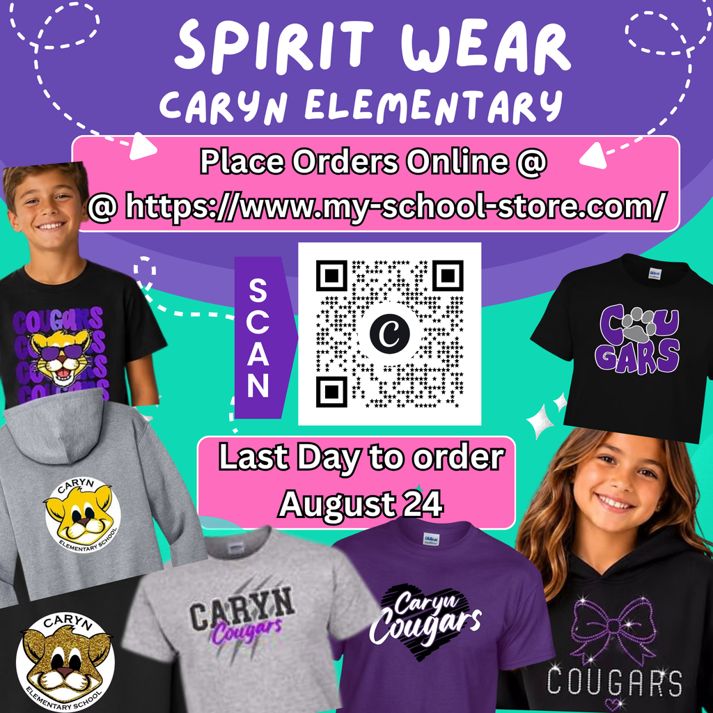 Spirit Wear Orders