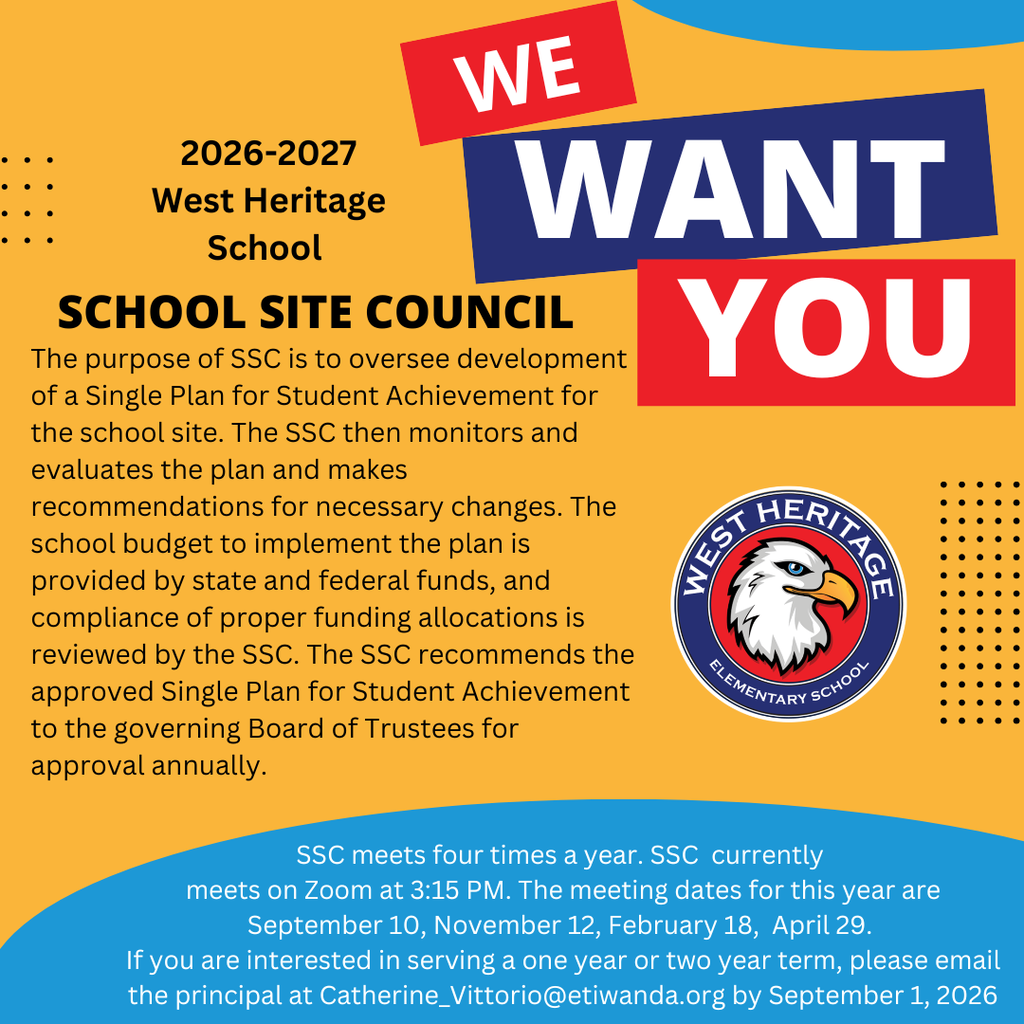 School Site Council 2026-27