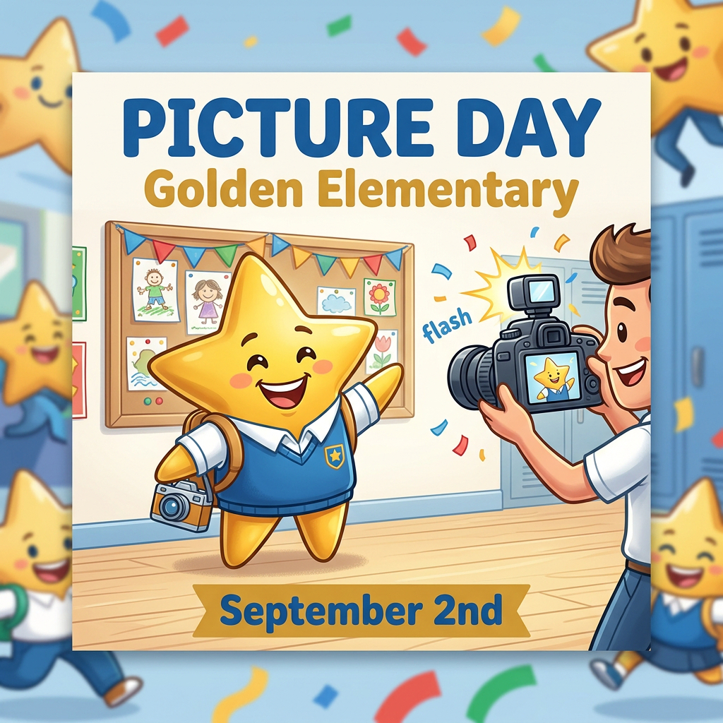 Picture Day on Wednesday, September 2.