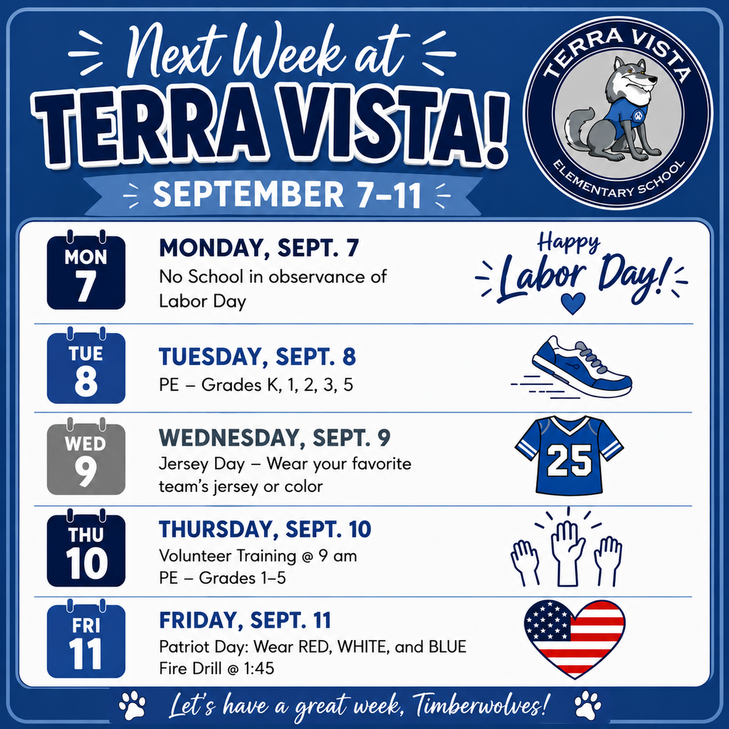 Week at a Glance September 7-11