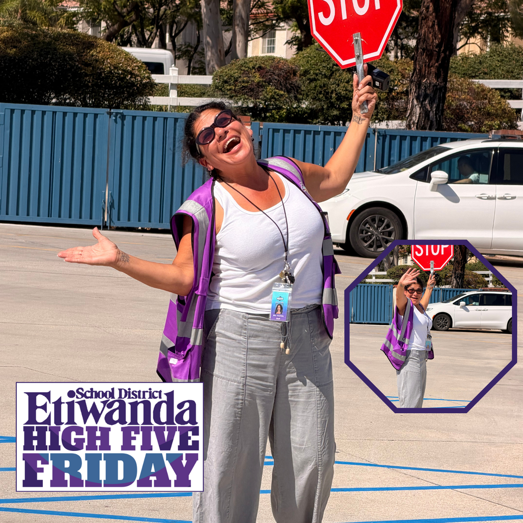Text: High Five Friday, Image: woman holding a stop sign