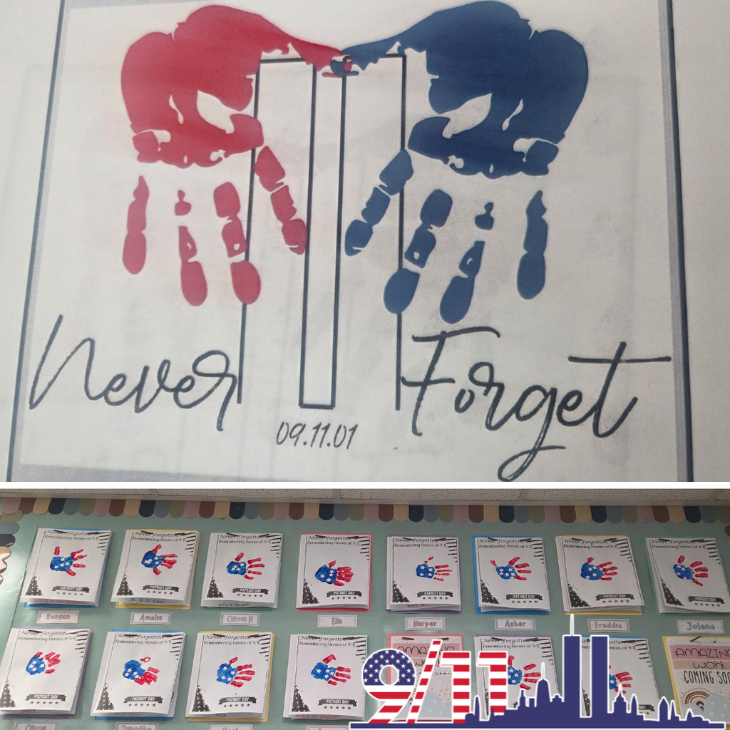 Text: never forget 9/11