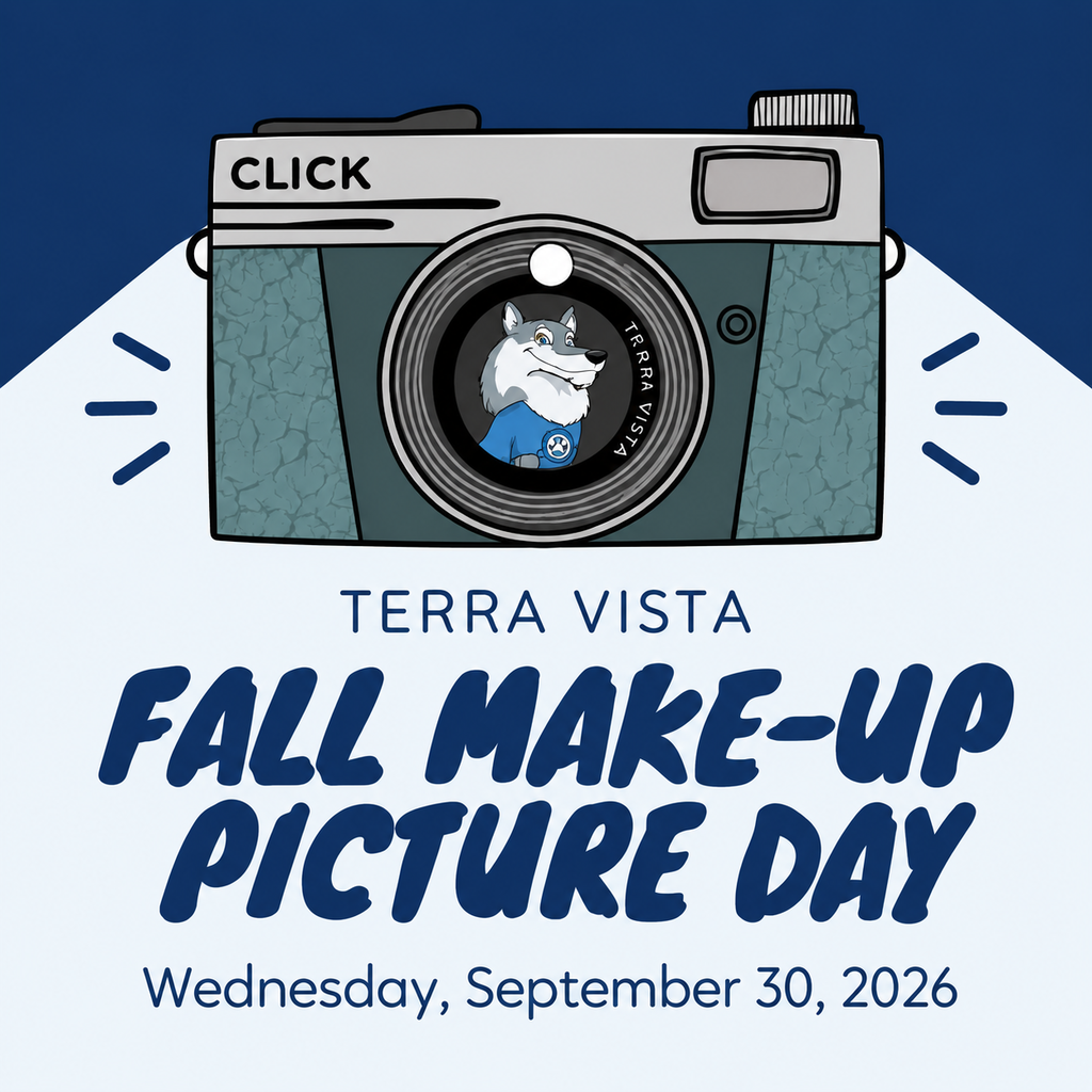 Wednesday, September 30th is Make-up Picture Day