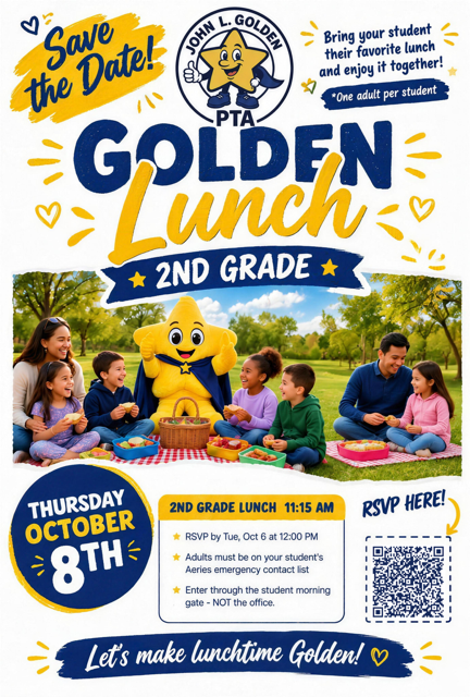 2nd grade VIP lunch