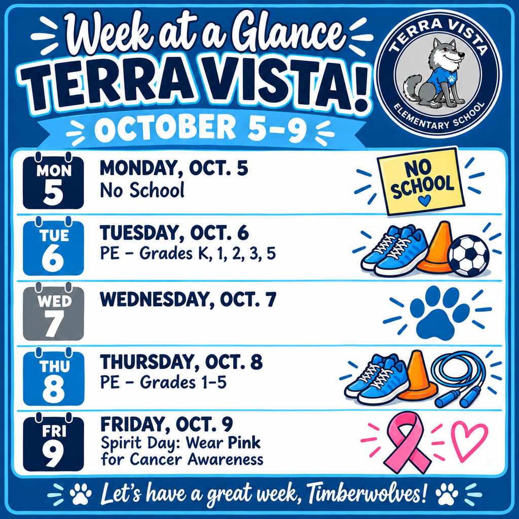 Week at a Glance: October 5th-9th