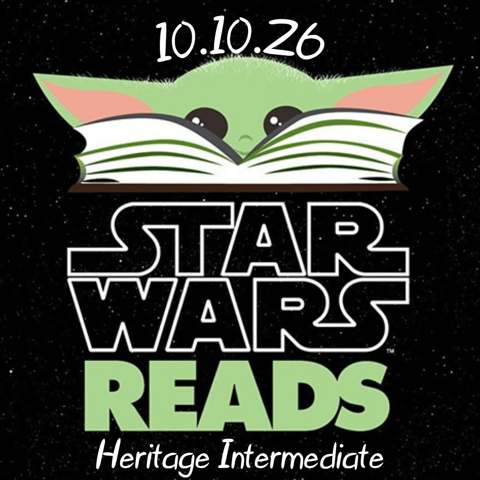 Text: 10.10.26, Star wars reads , Heritage Intermediate Image of Yoda