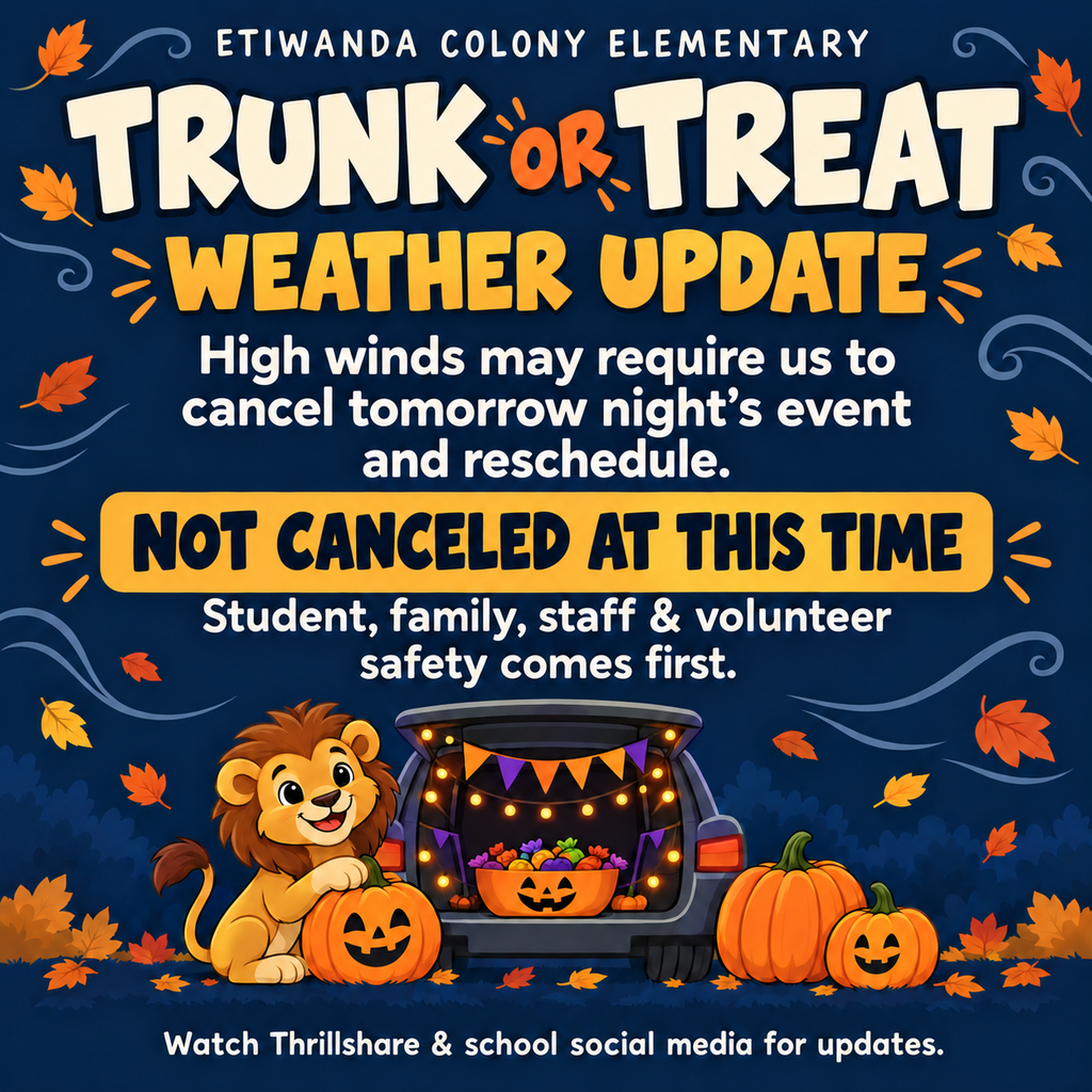 trunk or treat update