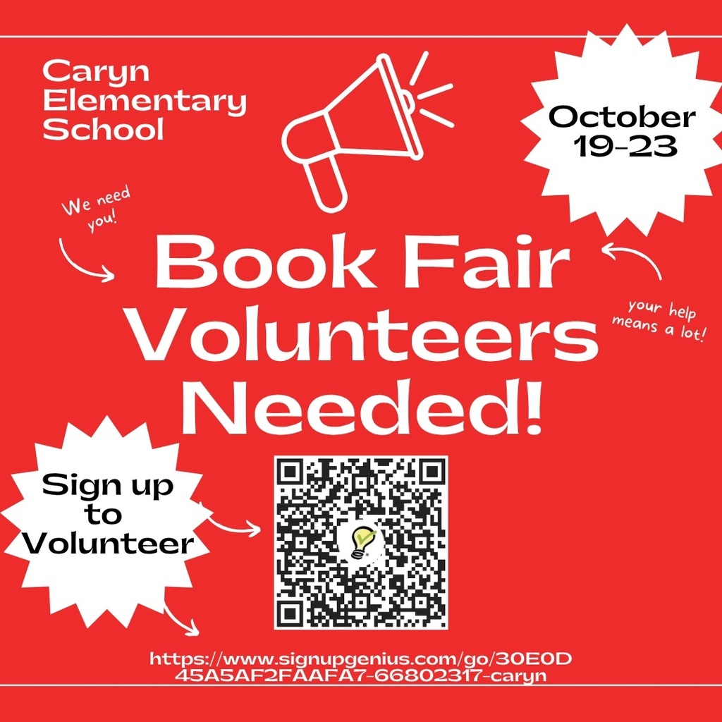Book Fair Volunteers Needed