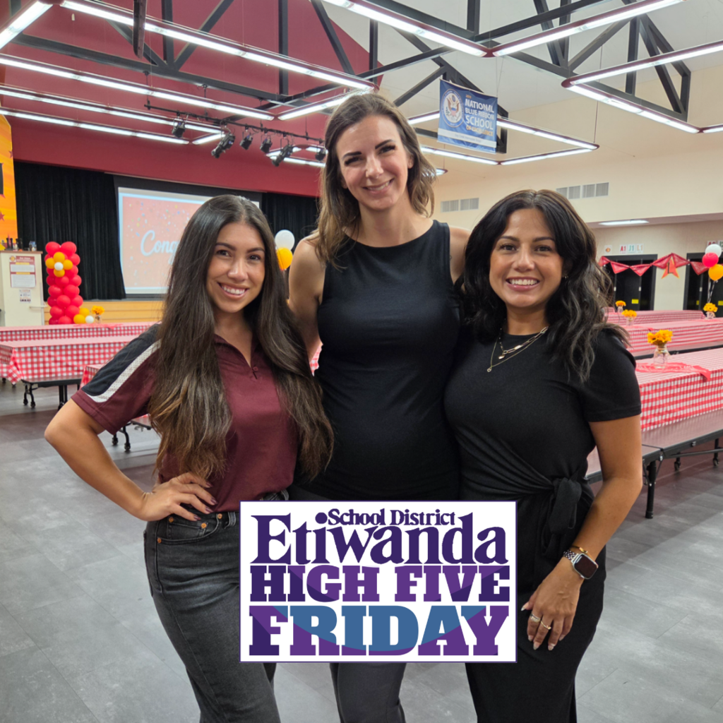 Text: Etiwanda High Five