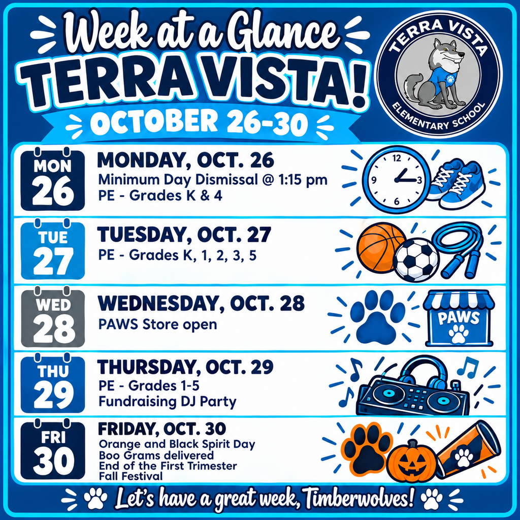 Week at a Glance: October 26-30