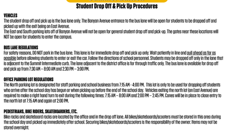 image of drop off 