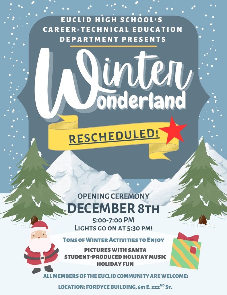 Winter Wonderland Postponement Flyer