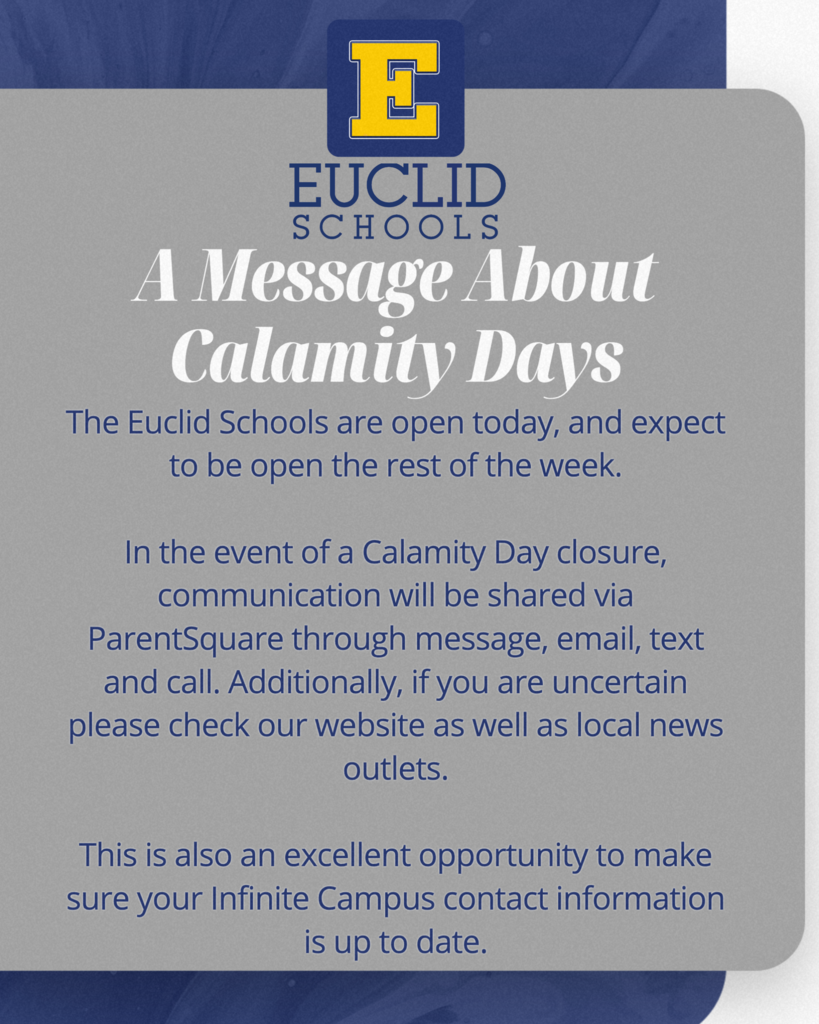 Message About Calamity Days