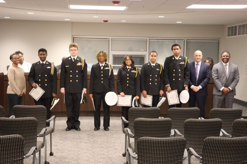 Color Guard with Board
