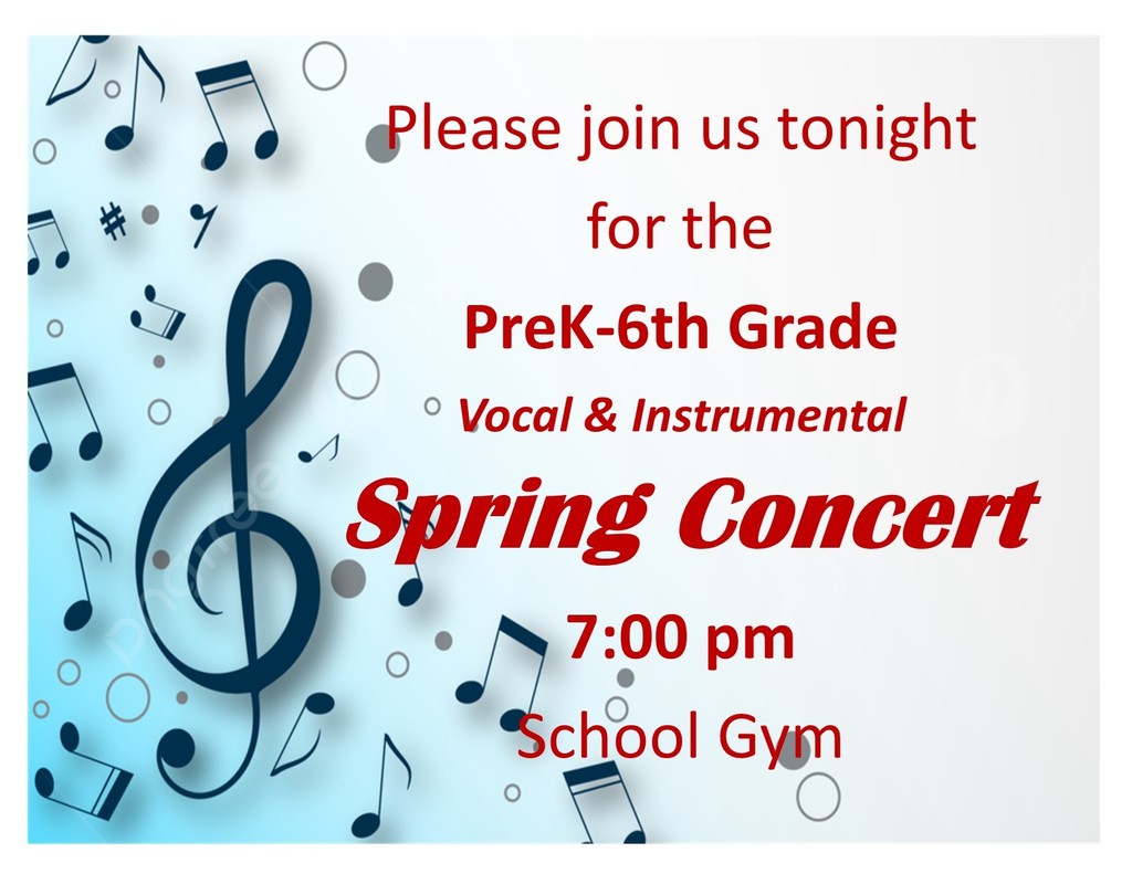 PreK - 6th Spring Concert