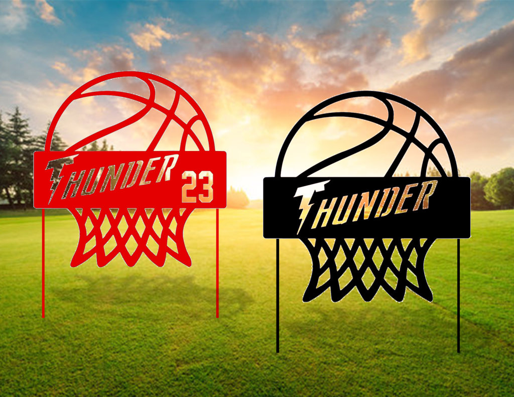 Basketball Yard Signs