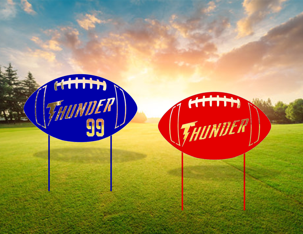 Football Yard Signs