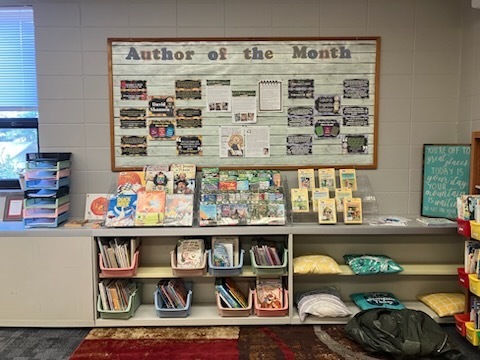 Author of the Month section