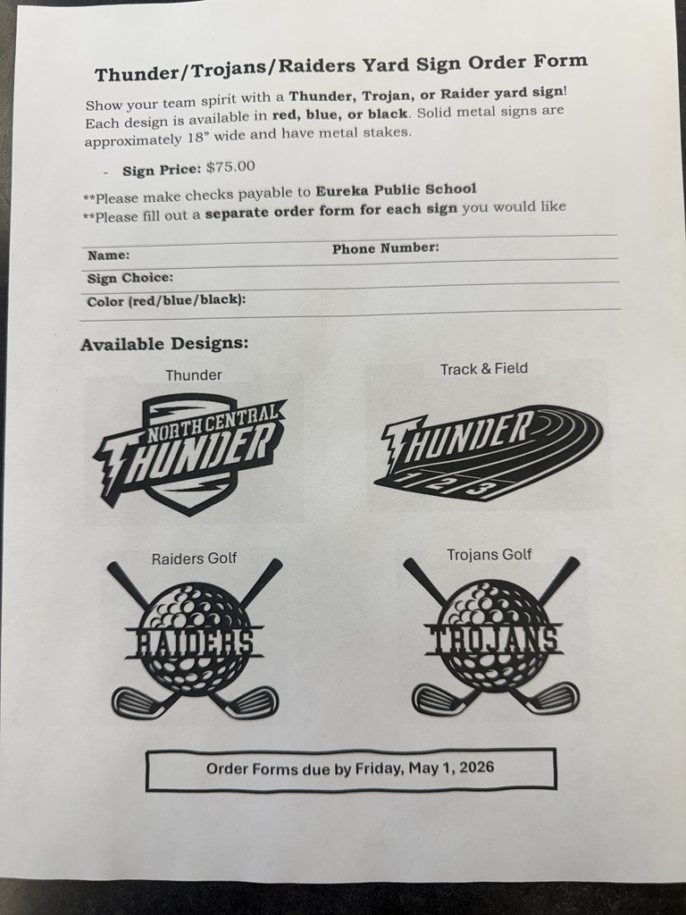 Spring Sports Order Form