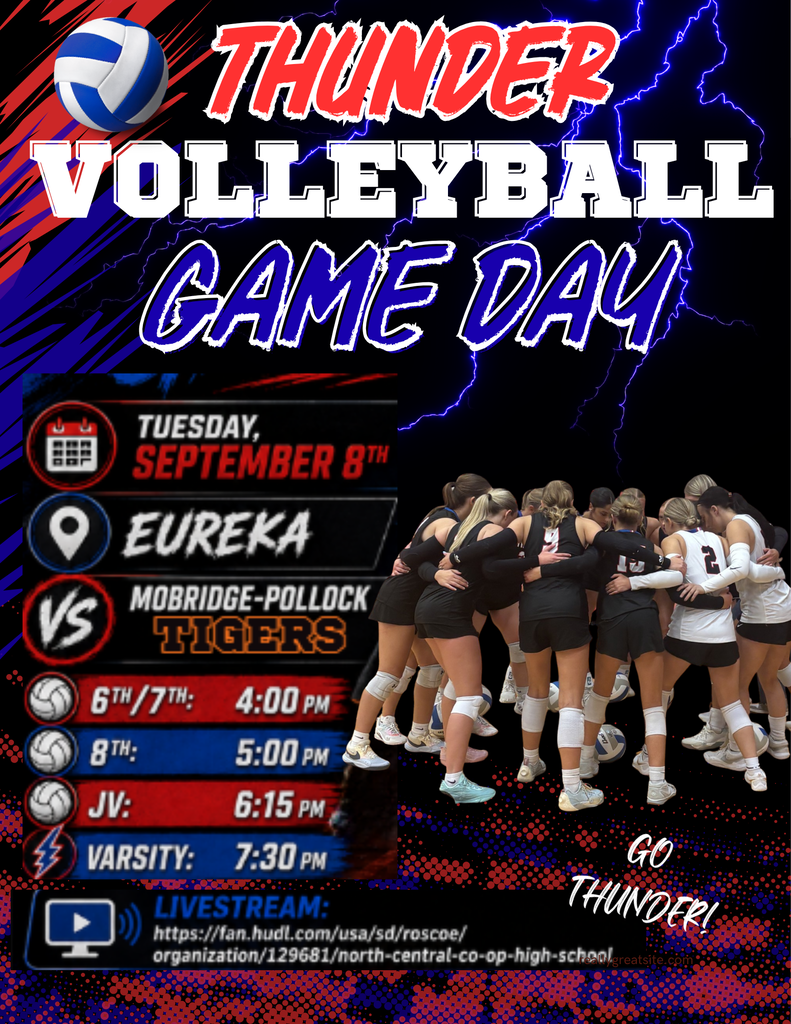 Mobridge vb game flyer