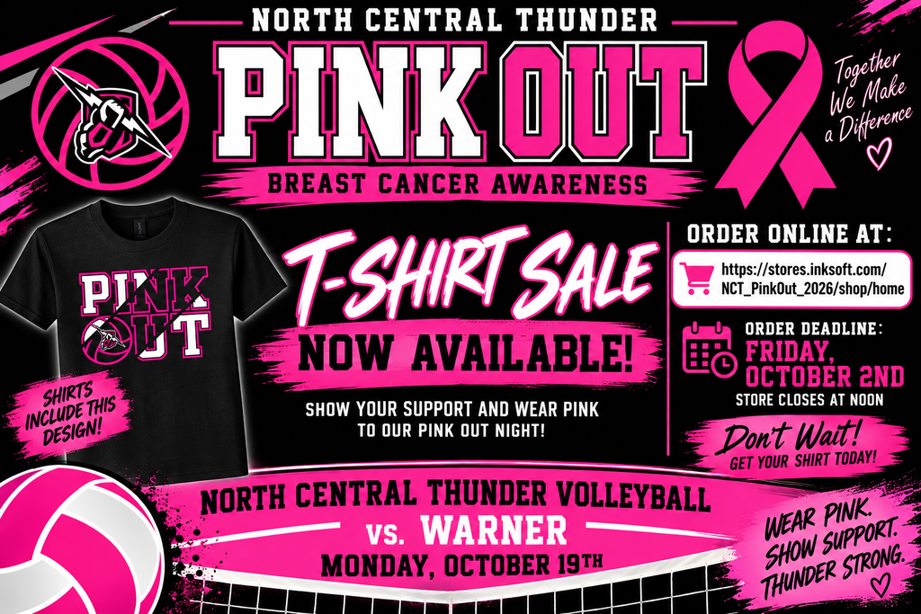 volleyball pink out night