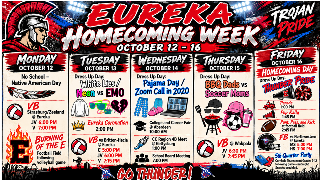 Homecoming Week flyer