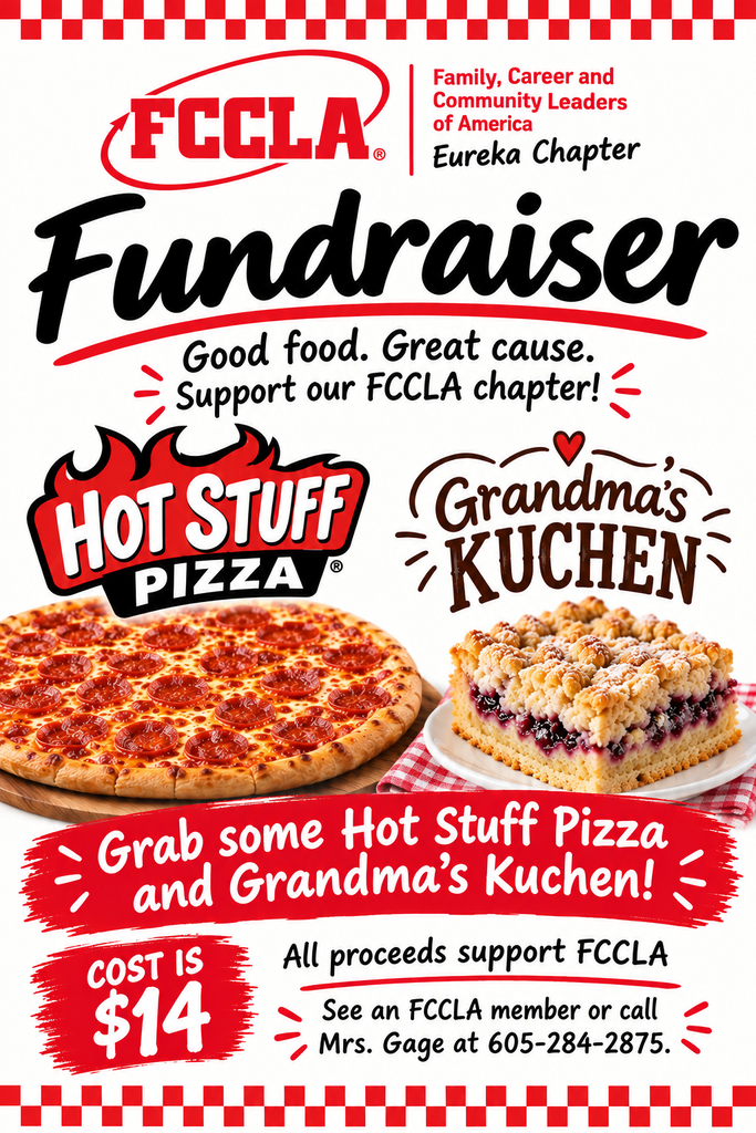 FCCLA Hot Stuff and Grandmas Kuchen fundraiser