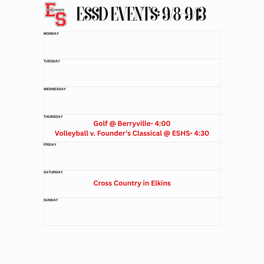 athletic schedule