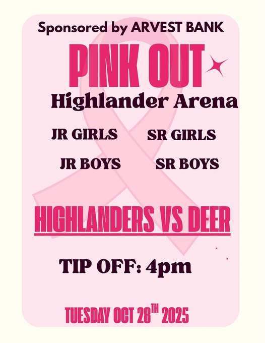 Game night- pink out