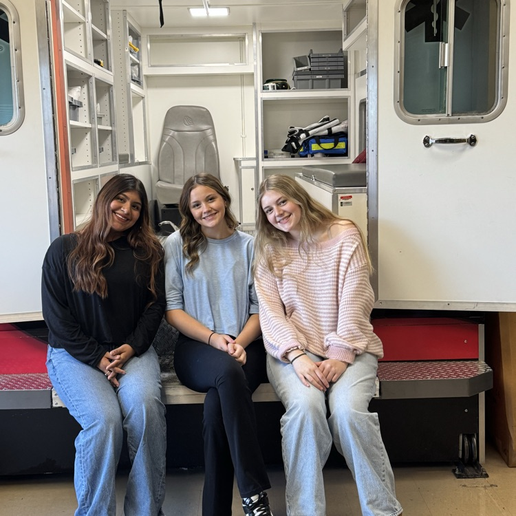 student touring health fields