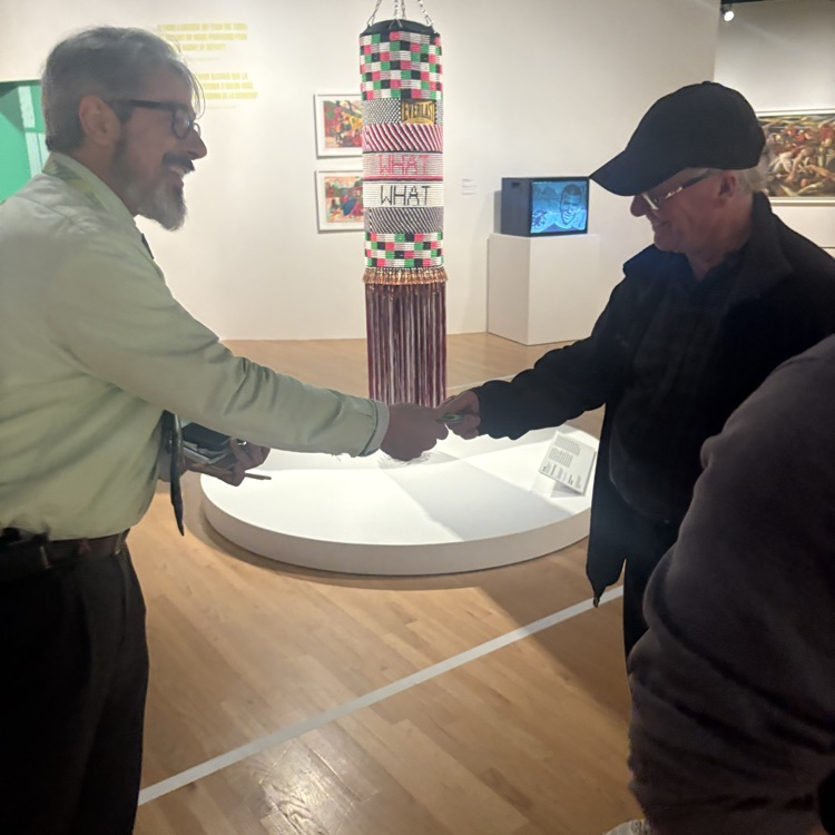 students at the art museum 