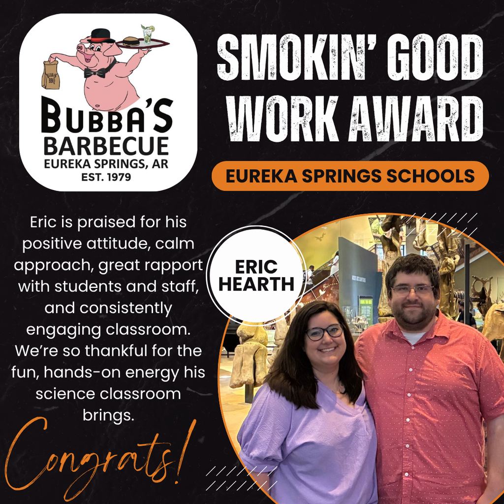 smokin good work award- eric hearth