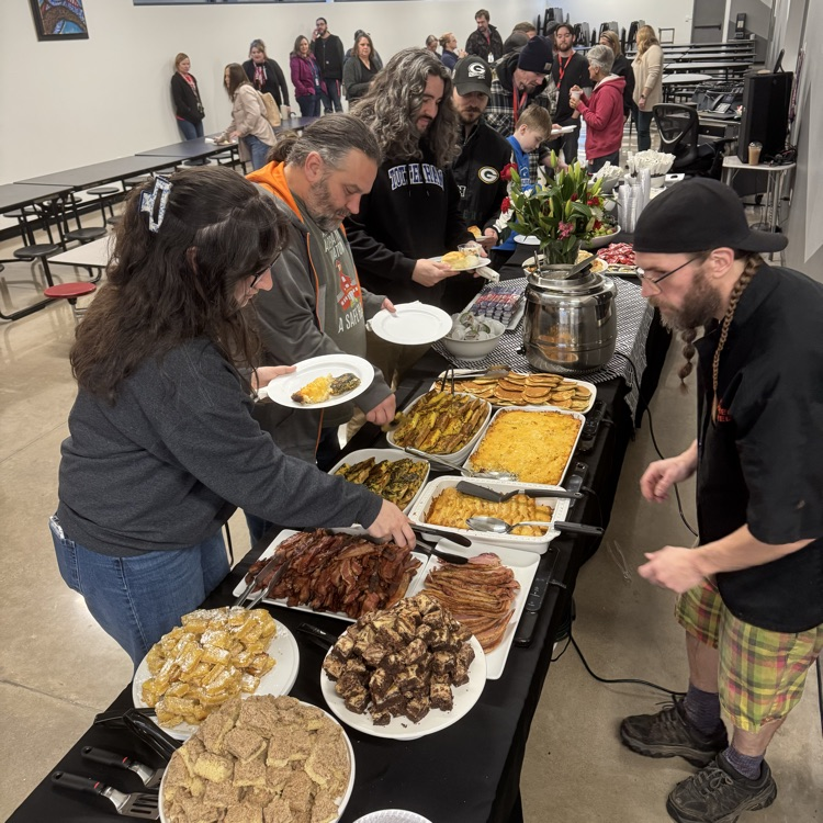 teacher at a breakfast 