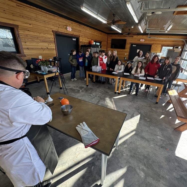 students completing a nitrogen lab