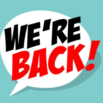 we’re back