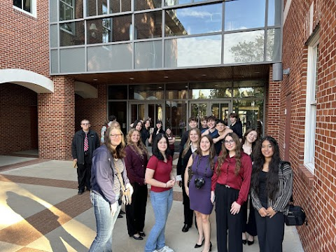 fbla students posing