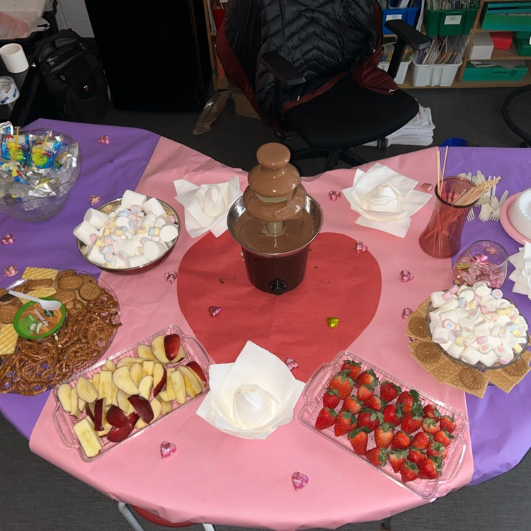 people participating in valentine party