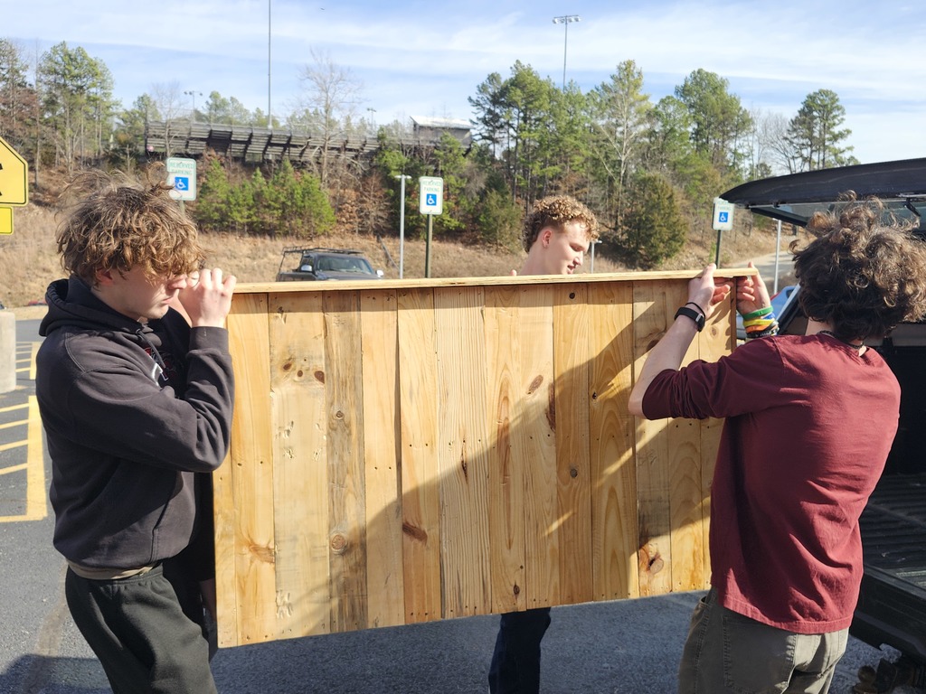 Students with Display stand