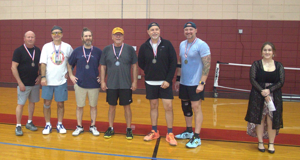Level 3 Winners: Gold-Sean and Ryan; Silver-Ken and Chad; Bronze-Robert and Tom; Pickleball Tournament Director: Holley Wood, ESHS SR and FBLA President