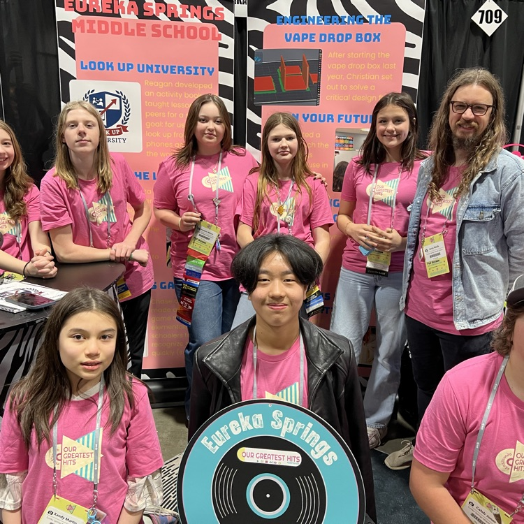 students posing at east conference 