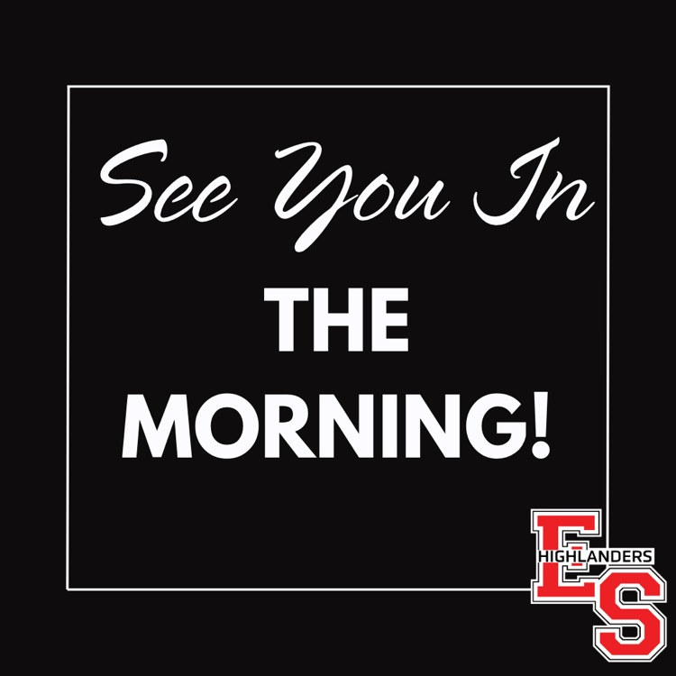 see you in the morning