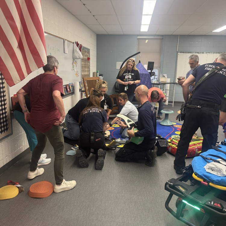group completing AED requirement 