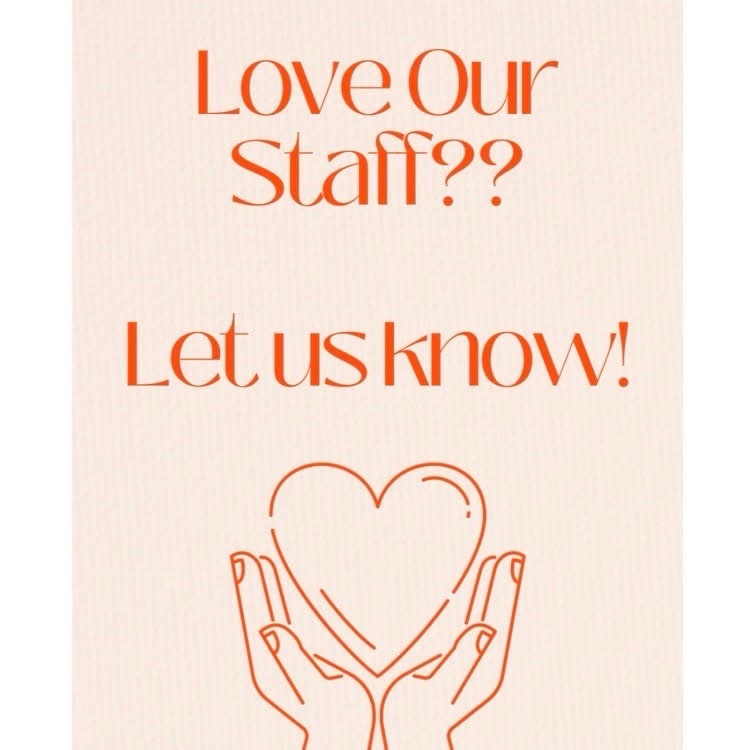 love our staff advertisement