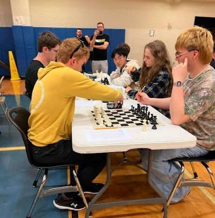 students playing chess