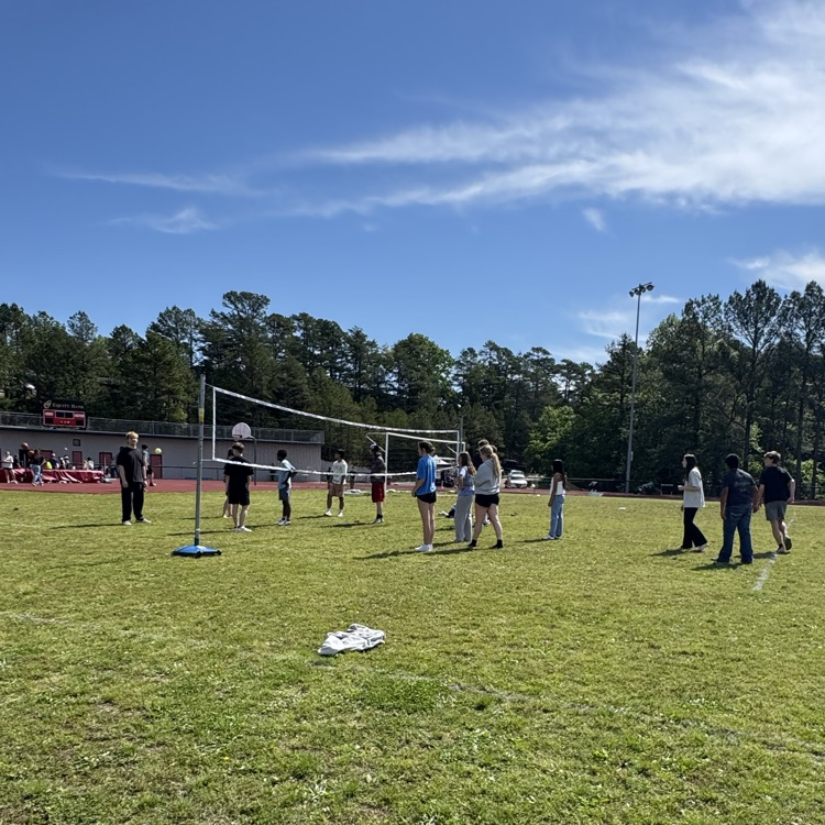 high school kids playing outside