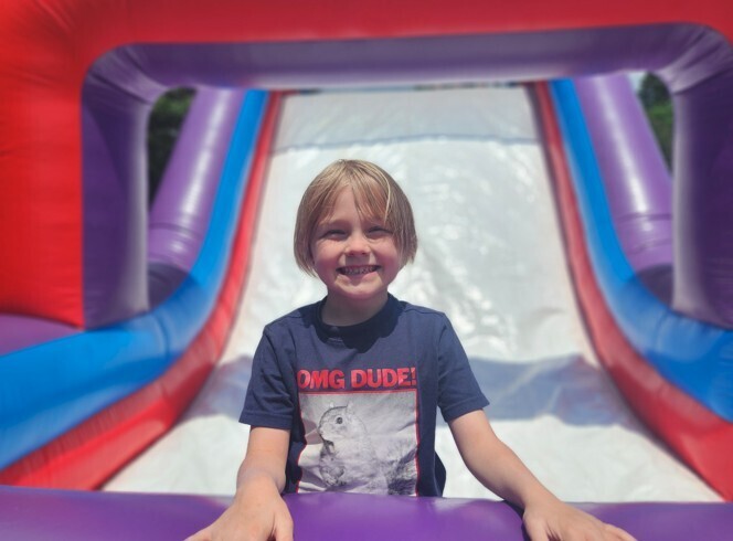 kids playing at fun and field day