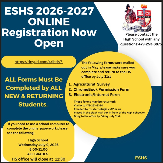 ESHS Registration
