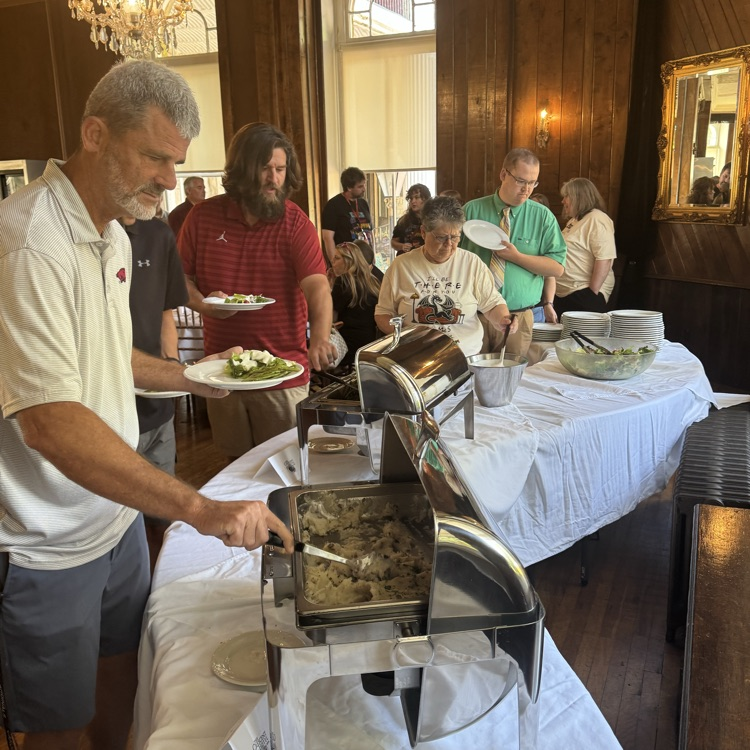 buffet line