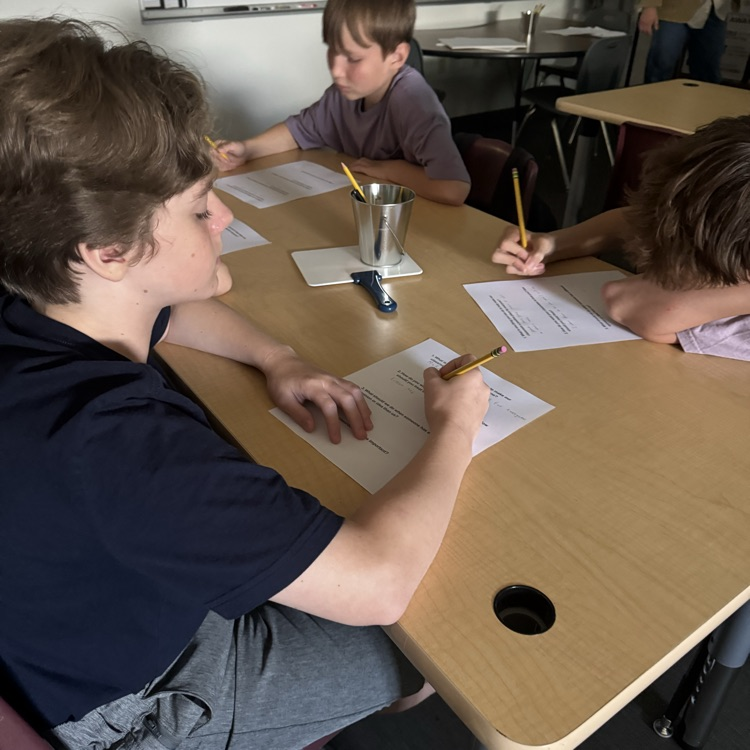kids writing