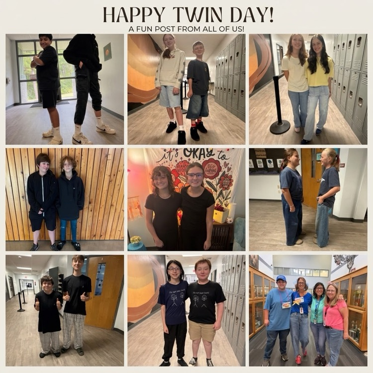 Theme Thursday was TWINNING !